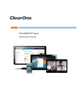 ClearOne COLLABORATE Space User manual