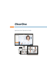 ClearOne SPONTANIA 3.0 User guide