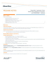 ClearOne Streamnet_AppSuite_Dlr_Stp_Panorama Quick start guide