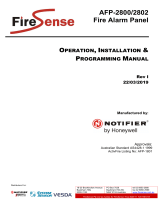 Firesense AFP- Fire Panel User manual
