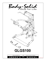 Body Solid GLGS100 Owner's manual