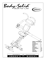 Body-Solid GAB300 Assembly Manual