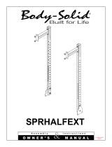 Body-Solid SPR500BACKP4 Assembly Manual