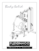 Body-Solid F400 Owner's manual