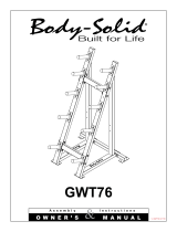 Body-Solid GWT76 Assembly Manual