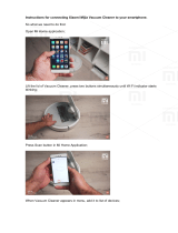 Xiaomi MiJia Robot Vacuum Cleaner Connecting User manual