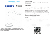 Xiaomi Philips EyeCare 2 Smart Desk Lamp User manual