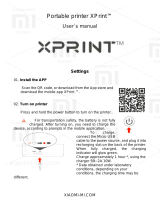 XPRINT Portable Printer User manual