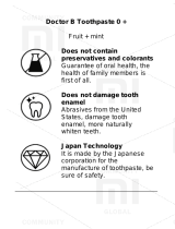Xiaomi Doctor B Toothpaste User manual