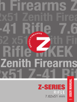 Zenith Firearms ZENITH Z-Series 7.62 Owner's manual