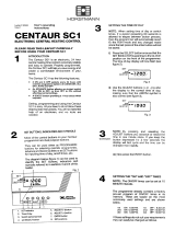 Horstmann Centaur sc1 User guide