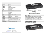 MuxLabHDMI 4x4 Matrix Switch UHD-4K