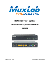 MuxLabHDMI / HDBT 1x4 Splitter