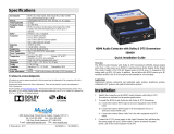 MuxLab HDMI Audio Extractor Installation guide