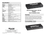 MuxLabHDMI 4×4 Matrix Switch, 4K-UHD