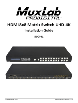 MuxLab8×8 HDMI Matrix Switch UHD-4K