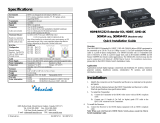 MuxLabHDMI/RS232 Extender Kit, HDBT, UHD-4K