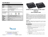 MuxLabHDMI/RS232 100m Extender Kit, HDBT, 4K/60