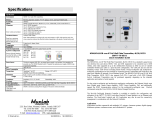 MuxLab HDMI/VGA/USB over IP PoE Wall Plate Transmitter, 4K/30, DECO Installation guide