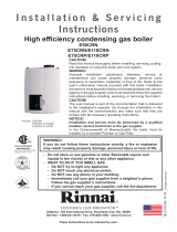 Rinnai E75CRP Operating instructions