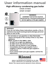 Rinnai E110CRN User guide