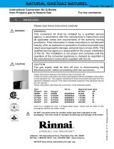 Rinnai Q130SP Operating instructions