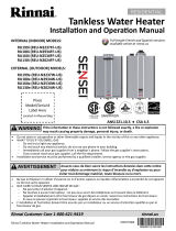 Rinnai REU-N2934W-US-P Operating instructions
