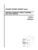 TSC MX240P Series User manual