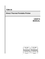 TSC TDM-30 User manual
