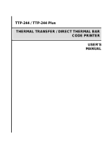 TSC TTP-244 Pro User manual