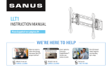 Sanus LLT1 Installation guide