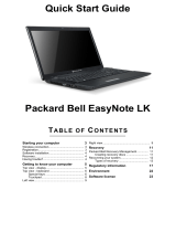 Packard Bell EN LK11BZ Owner's manual