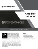 Stinger MX600.4 Owner's manual