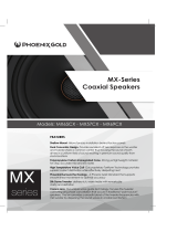 Stinger MX 6x9" Dual Concentric Coaxial Speakers User manual
