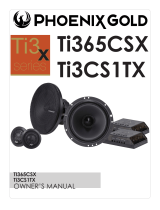 Phoenix Gold 6.5" Component Speaker Set Ti3x User manual