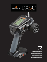 Spektrum DX5C Smart 5-Channel Transmitter / SR315 Rx Combo Owner's manual