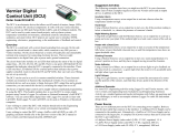 Vernier Digital Control Unit User manual