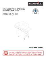 Nex 720-0323 Owner's manual
