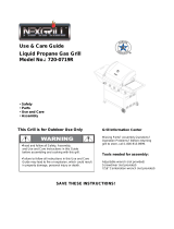 Nexgrill 720-0719R-NXG Owner's manual