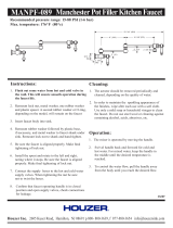 HOUZER MANPF-089-BB Installation guide