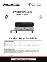 Royal Gourmet PD1200 Installation guide