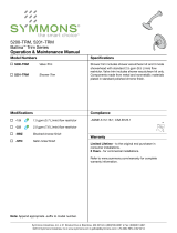 Symmons 5200-BBZ-TRM Installation guide