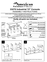 OS Home and Office Furniture 33270 Installation guide