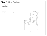 Trex Outdoor Furniture TXS123-1-11CB Operating instructions