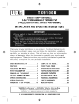 Lux Products TX9100U-006 User manual