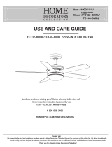 Home Decorators Collection FC132-BMRL-ORB Operating instructions