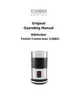 Caso Design MMF-802-V2 Operating instructions