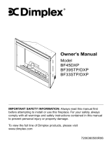 Dimplex BF33DXP-GPR Owner's manual