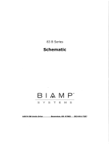 Biamp 83 B Series User manual