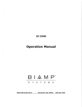 Biamp DJ 5500 User manual